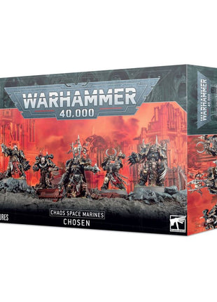 Dit is een afbeelding van het miniatuur Chosen - Chaos Space Marines voor het spel Warhammer, te koop bij Tabletop Miniature Wargames spellenwinkel Speldorado in delft