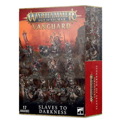 Dit is een foto van het spel Vanguard Slaves To Darkness te koop bij Speldorado Spellenwinkel Delft