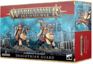 Dit is een afbeelding van het miniatuur Dracothian Guard - Stormcast Eternals voor het spel Warhammer, te koop bij Tabletop Miniature Wargames spellenwinkel Speldorado in delft