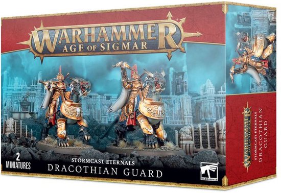 Dit is een foto van het spel Dracothian Guard - Stormcast Eternals te koop bij Speldorado Spellenwinkel Delft