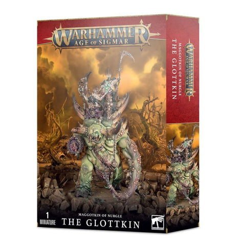 Dit is een afbeelding van het miniatuur The Glottkin - Maggotkin of Nurgle voor het spel Warhammer, te koop bij Tabletop Miniature Wargames spellenwinkel Speldorado in delft