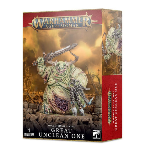 Warhammer 40.000 Great Unclean One - Maggotkin of Nurgle – 40K miniaturen set 