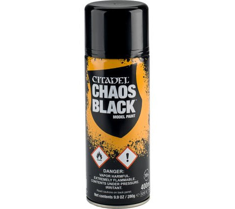Chaos Black Spray Paint - paints + Tools