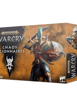 Dit is een afbeelding van het miniatuur Warcry Chaos Legionaires voor het spel Warhammer, te koop bij Tabletop Miniature Wargames spellenwinkel Speldorado in delft