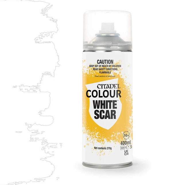 White Scar Spray Paint - paints + Tools