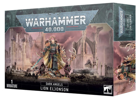 Dit is een afbeelding van het miniatuur Lion El'Johnson - Dark Angels voor het spel Warhammer, te koop bij Tabletop Miniature Wargames spellenwinkel Speldorado in delft