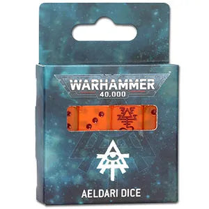 Dit is een foto van het spel warhammer 40000: aeldari dice te koop bij Speldorado Spellenwinkel Delft