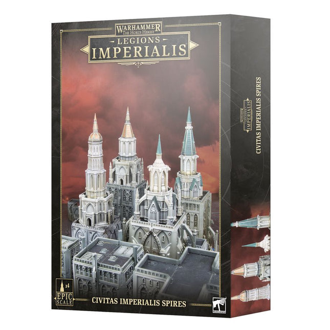 Dit is een foto van het spel Civitas Imperialis Spires - Legion Imperialis te koop bij Speldorado Spellenwinkel Delft
