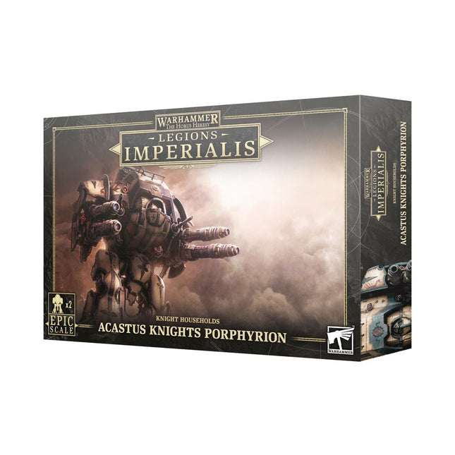 Dit is een foto van het spel Acastus Knights Porphyrion - Legion Imperialis te koop bij Speldorado Spellenwinkel Delft