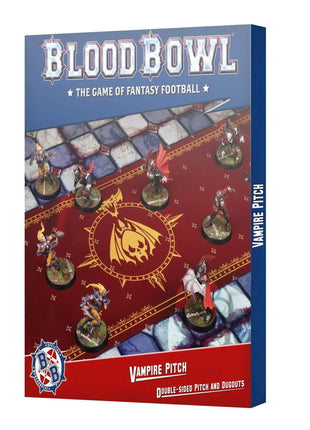 Games Workshop Blood Bowl Vampire Team Pitch & Dugouts - Blood Bowl
