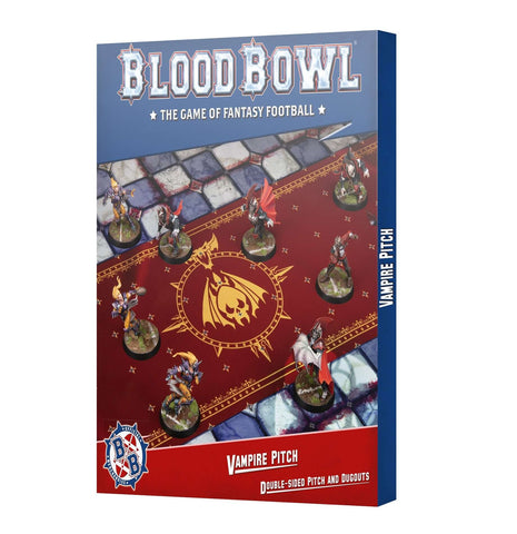 Games Workshop Blood Bowl Vampire Team Pitch & Dugouts - Blood Bowl