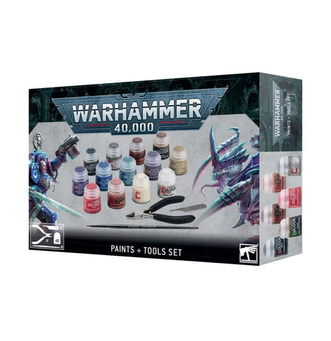 Dit is een afbeelding van het miniatuur 40K Paints+Tools  - paints + Tools voor het spel Warhammer, te koop bij Tabletop Miniature Wargames spellenwinkel Speldorado in delft