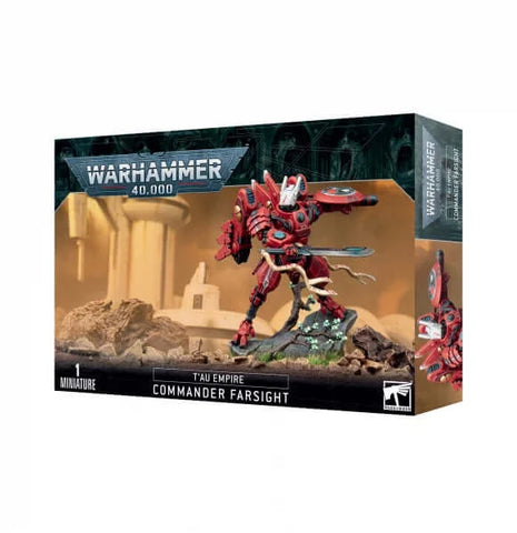 Dit is een afbeelding van het miniatuur Commander Farsight - Tau Empire voor het spel Warhammer, te koop bij Tabletop Miniature Wargames spellenwinkel Speldorado in delft