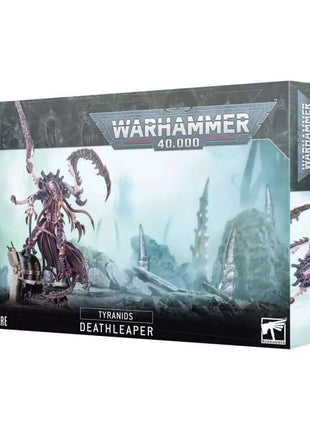 Dit is een afbeelding van het miniatuur Deathleaper - Tyranids voor het spel Warhammer, te koop bij Tabletop Miniature Wargames spellenwinkel Speldorado in delft
