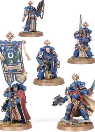 Dit is een afbeelding van het miniatuur Company Heroes - Space Marines voor het spel Warhammer, te koop bij Tabletop Miniature Wargames spellenwinkel Speldorado in delft