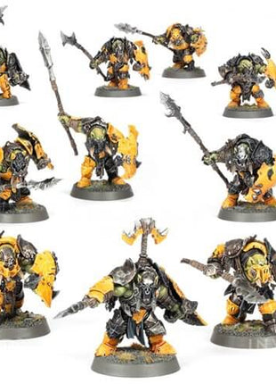 Dit is een afbeelding van het miniatuur Ardboyz - Orruk Warclans voor het spel Warhammer, te koop bij Tabletop Miniature Wargames spellenwinkel Speldorado in delft