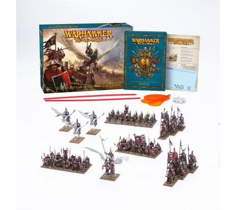 Dit is een afbeelding van het miniatuur (Eng) - Kingdom of Bretonnia voor het spel Warhammer, te koop bij Tabletop Miniature Wargames spellenwinkel Speldorado in delft