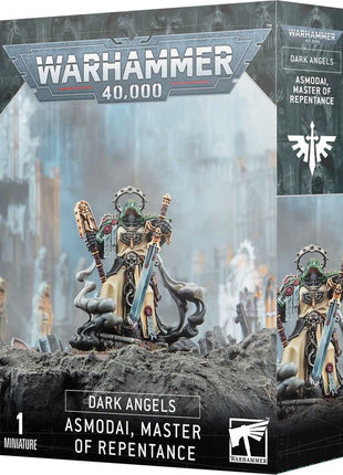 Dit is een afbeelding van het miniatuur Asmodai Master Of Repentance - Dark Angels voor het spel Warhammer, te koop bij Tabletop Miniature Wargames spellenwinkel Speldorado in delft