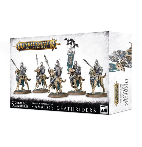 Dit is een afbeelding van het miniatuur Kavalos Deathriders - Flesh Eater Courts voor het spel Warhammer, te koop bij Tabletop Miniature Wargames spellenwinkel Speldorado in delft