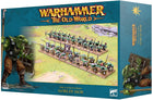Dit is een afbeelding van het miniatuur Goblin Mob - Orc & Goblin Tribes voor het spel Warhammer, te koop bij Tabletop Miniature Wargames spellenwinkel Speldorado in delft