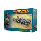 Dit is een foto van het spel Goblin Wolf Rider Mob - Orc & Goblin Tribes te koop bij Speldorado Spellenwinkel Delft