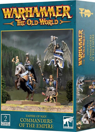 Warhammer: The Old World commanders of the empire - empire of men – fantasy miniaturen set Warhammer: The Old World commanders of the empire - empire of men – fantasy miniaturen set