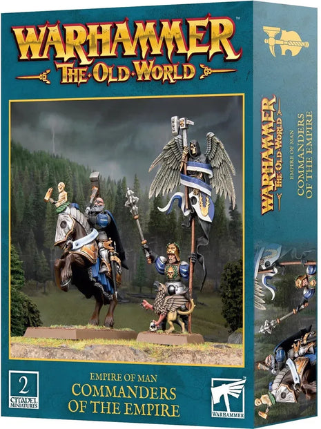 Warhammer: The Old World commanders of the empire - empire of men – fantasy miniaturen set Warhammer: The Old World commanders of the empire - empire of men – fantasy miniaturen set