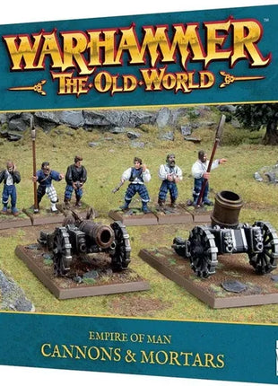 Warhammer: The Old World Cannons and mortars - empire of men – fantasy miniaturen set Warhammer: The Old World Cannons and mortars - empire of men – fantasy miniaturen set