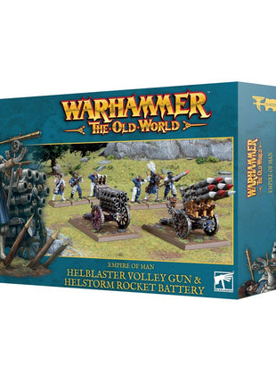 Warhammer: The Old World helblaster volleygun/helstorm battery - empire of man – fantasy miniaturen set Warhammer: The Old World helblaster volleygun/helstorm battery - empire of man – fantasy miniaturen set