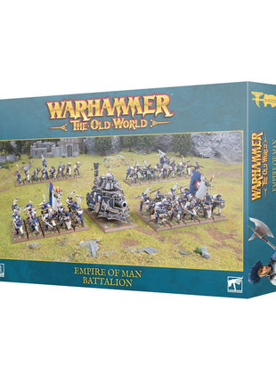 Dit is een afbeelding van het miniatuur battalion - empire of men voor het spel Warhammer, te koop bij Tabletop Miniature Wargames spellenwinkel Speldorado in delft