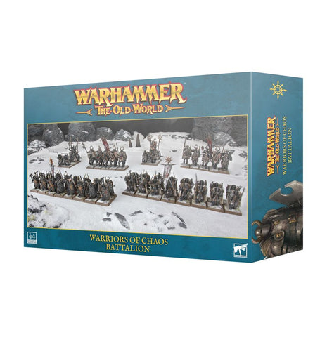 Warhammer: The Old World Warriors Of Chaos - Battalion - Warriors Of Chaos – fantasy miniaturen set Warhammer: The Old World Warriors Of Chaos - Battalion - Warriors Of Chaos – fantasy miniaturen set