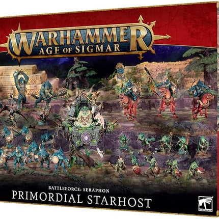 Dit is een foto van het spel Primordial Starhost  - Seraphon te koop bij Speldorado Spellenwinkel Delft