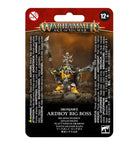 Dit is een afbeelding van het miniatuur Ardboy Big Boss - Orruk Warclans voor het spel Warhammer, te koop bij Tabletop Miniature Wargames spellenwinkel Speldorado in delft