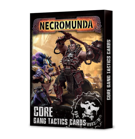 Dit is een afbeelding van het miniatuur Core Gang Tactics Cards Eng - Necromunda voor het spel Warhammer, te koop bij Tabletop Miniature Wargames spellenwinkel Speldorado in delft