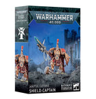 Dit is een afbeelding van het miniatuur Shield Captain - Adeptus Custodes voor het spel Warhammer, te koop bij Tabletop Miniature Wargames spellenwinkel Speldorado in delft