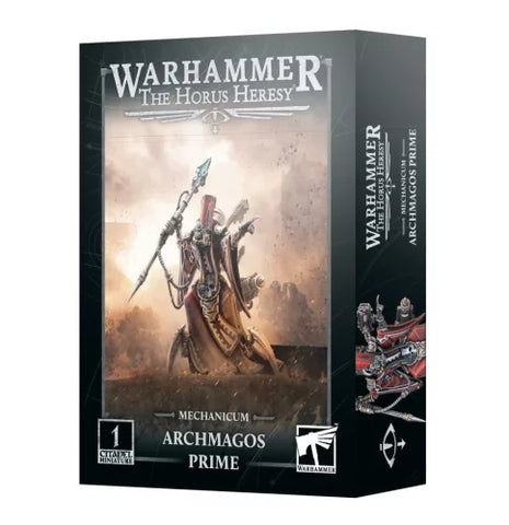 Dit is een afbeelding van het miniatuur Archmagos Prime - Mechanicum voor het spel Warhammer, te koop bij Tabletop Miniature Wargames spellenwinkel Speldorado in delft