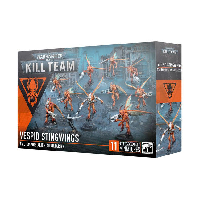 Dit is een foto van het spel t'au empire vespid stingwings - kill team te koop bij Speldorado Spellenwinkel Delft