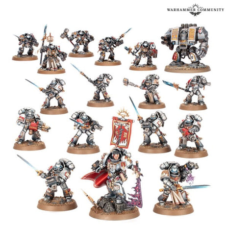 Dit is een afbeelding van het miniatuur combat patrol: grey knights voor het spel Warhammer, te koop bij Tabletop Miniature Wargames spellenwinkel Speldorado in delft