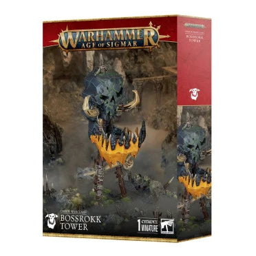 Dit is een afbeelding van het miniatuur bossrokk tower - orruk warclans voor het spel Warhammer, te koop bij Tabletop Miniature Wargames spellenwinkel Speldorado in delft