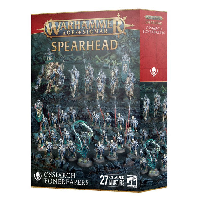 Dit is een foto van het spel Spearhead - Ossiarch Bonereapers te koop bij Speldorado Spellenwinkel Delft