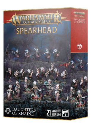 Dit is een afbeelding van het miniatuur Spearhead - Daughters of Khaine voor het spel Warhammer, te koop bij Tabletop Miniature Wargames spellenwinkel Speldorado in delft
