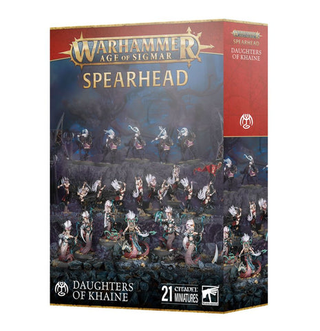 Dit is een afbeelding van het miniatuur Spearhead - Daughters of Khaine voor het spel Warhammer, te koop bij Tabletop Miniature Wargames spellenwinkel Speldorado in delft