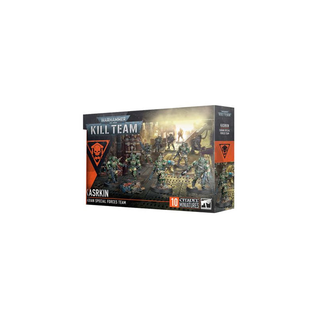 Dit is een foto van het spel KILL TEAM: KASRKIN - 103-18 -  Games Workshop te koop bij Speldorado Spellenwinkel Delft