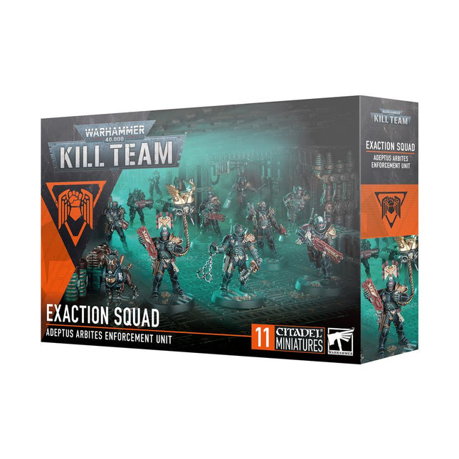 Dit is een foto van het spel exaction squad - kill team te koop bij Speldorado Spellenwinkel Delft