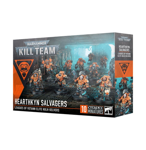 Dit is een afbeelding van het miniatuur hearthkyn salvagers - kill team voor het spel Warhammer, te koop bij Tabletop Miniature Wargames spellenwinkel Speldorado in delft