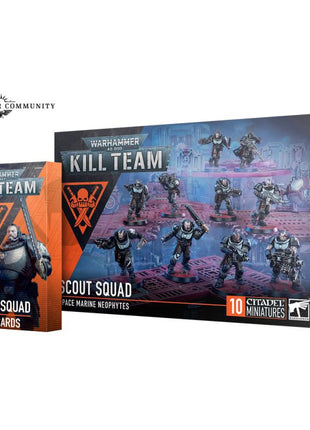 Dit is een afbeelding van het miniatuur Scout Squad - Kill Team voor het spel Warhammer, te koop bij Tabletop Miniature Wargames spellenwinkel Speldorado in delft