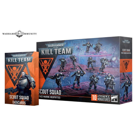 Dit is een afbeelding van het miniatuur Scout Squad - Kill Team voor het spel Warhammer, te koop bij Tabletop Miniature Wargames spellenwinkel Speldorado in delft