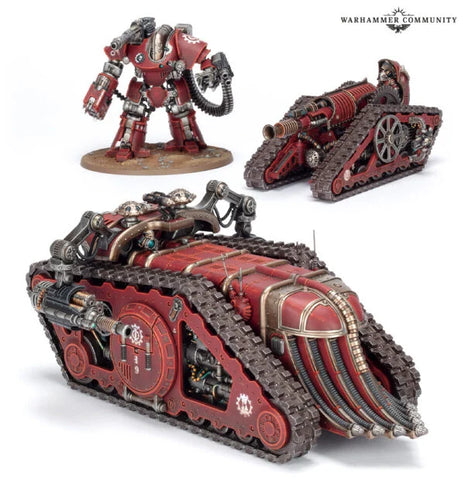 Dit is een foto van het spel Mechanicum heavy support force - Horus Heresy te koop bij Speldorado Spellenwinkel Delft