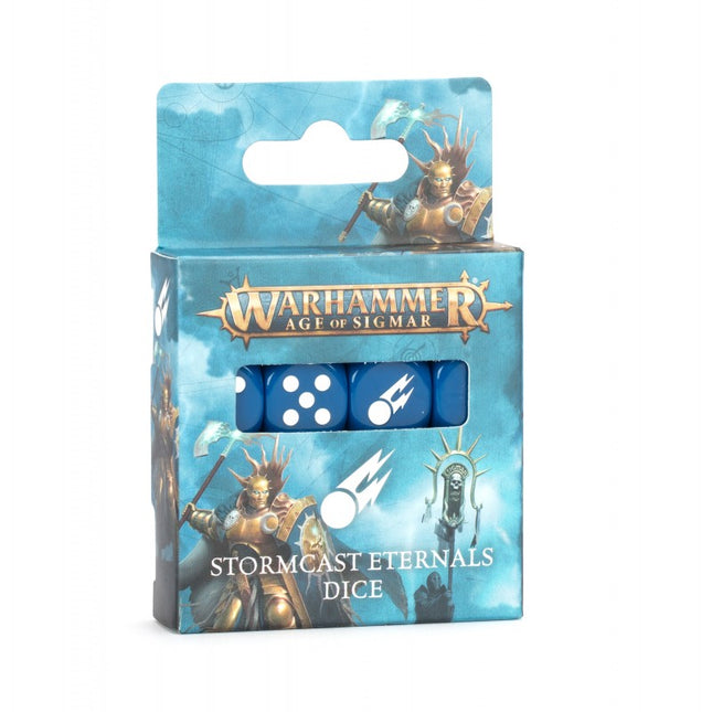 Dit is een foto van het spel AGE OF SIGMAR: STORMCAST ETERNALS DICE - Age of Sigmar te koop bij Speldorado Spellenwinkel Delft