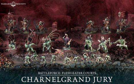 Dit is een foto van het spel flesh-eater courts: charnelgrand jury te koop bij Speldorado Spellenwinkel Delft